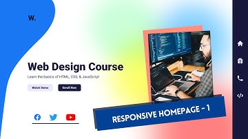 Design A Responsive Homepage Using HTML & CSS [Part 1]