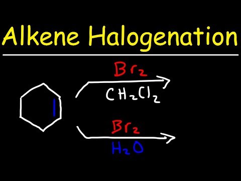 Halogenation of Alkenes & Halohydrin Formation Reaction Mechanism