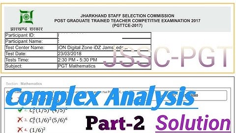 JSSC PGT Solution 🔥 | previous year  solution | COMPLEX Part-2🔥👍