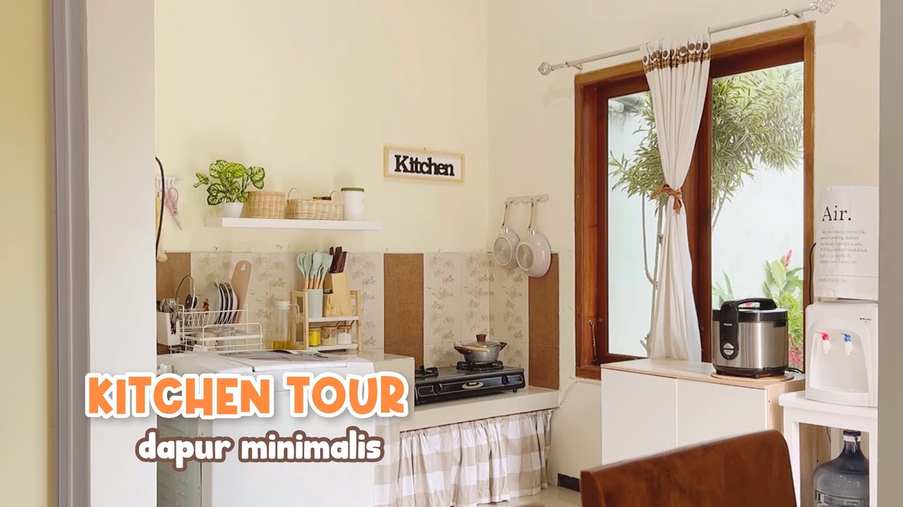 KITCHEN TOUR 2022 | dapur minimalis sederhana | kitchen organizing and decorating idea