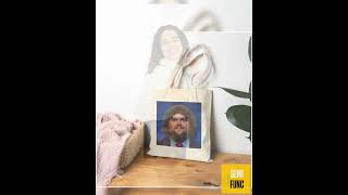 Curly Beard JD Vance Meme Tote Bag | Cursed Item