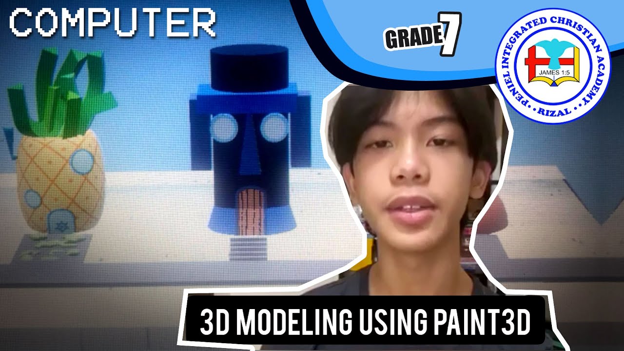 3D Modeling using Paint3D - YouTube