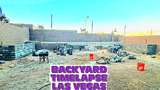 BACKYARD TIMELAPSE MAKEOVER 2022 (DAYS 1-3 LAS VEGAS)