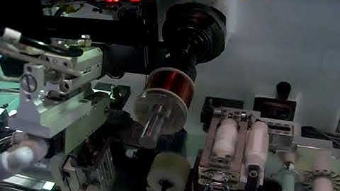 Automobile switch solenoid production process secondary winding