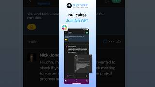 AI Voice Assistant For Work | Ask GPT By Voice | Zero Typing