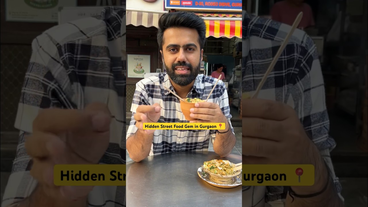 Best GolGappa and Aloo Tikki in Gurgaon 🤤 | Best Street Food in Gurgaon 