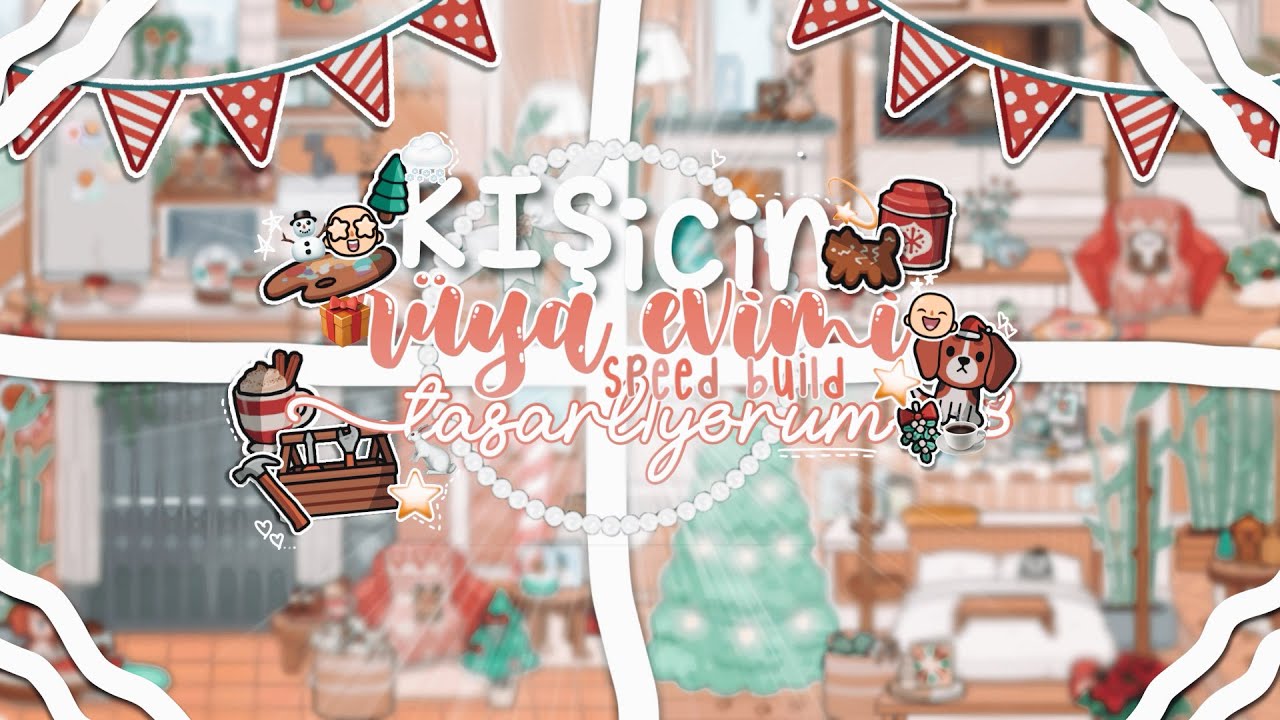 Kış için *RÜYA EVİMİ* Tasarlıyorum! 🌨️🍥⛄️💫 || *speed build* 🔨|| TLW Türkçe