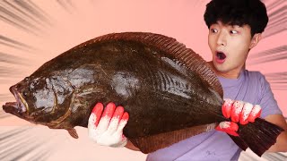ENG SUB)Fantastic! Raw Greater Flat Fish Roast Eat MukbangKorean Seafood ASMR 후니 Hoony Eatingsound