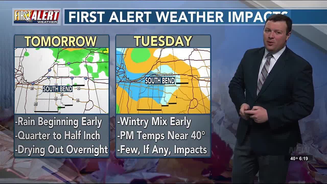 First Alert Weather: Rainy Weather Sunday, Wintry Mix Possible Tuesday ...