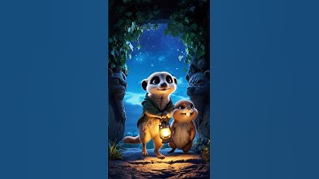 Best Friends Meercat and Beaver #wizmoov #creative #ai #animation #shortstories