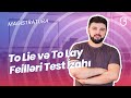 Magistr İngilis Dili – To Lie və To Lay Feilləri Test İzahı