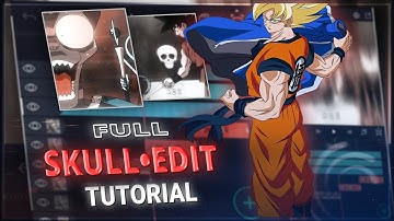 Anime Skull Edit Tutorial And Preset Alightmotion and Capcut edit 🔥#anime