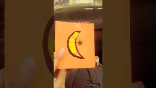 Creative card by him😍 #cutebaby #cards #gift #moon #creative #activity #littleone #littleworld