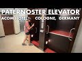 EuroVelo15 - Day 19 - Paternoster elevator of death Cologne, Germany.  acom Hotel Köln