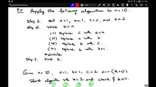 Fibonacci algorithm
