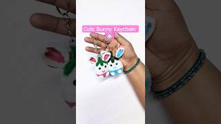 Cute Bunny Keychain DIY 🐰 Pipe Cleaner Craft #pipecleanercrafts #keychaincraft