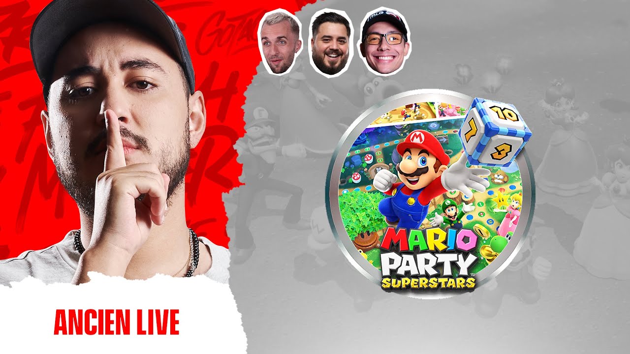 SOIRÉE MARIO KART ET MARIO PARTY (ft. Squeezie, Locklear & Doigby) - Live Complet GOTAGA