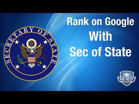 How To Rank Google My Business With The Secretary of State