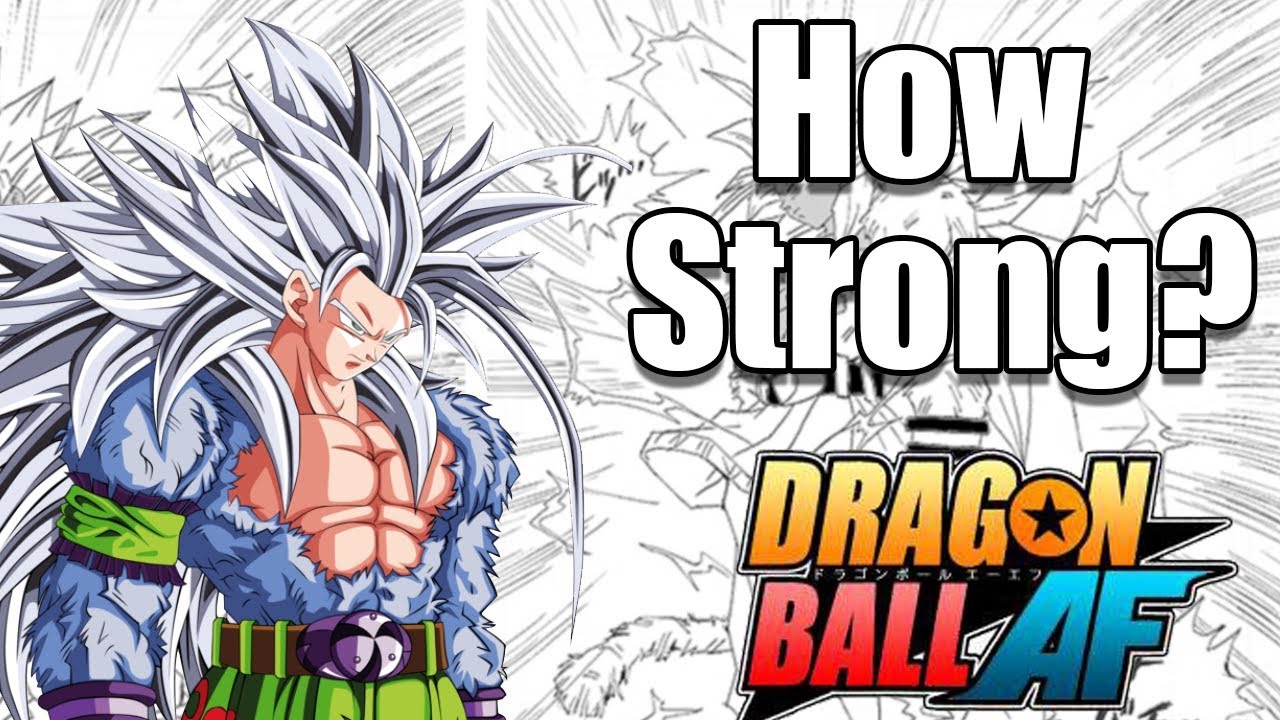 How Strong is Super Saiyan 5 Goku from Dragon Ball AF? (Toyble