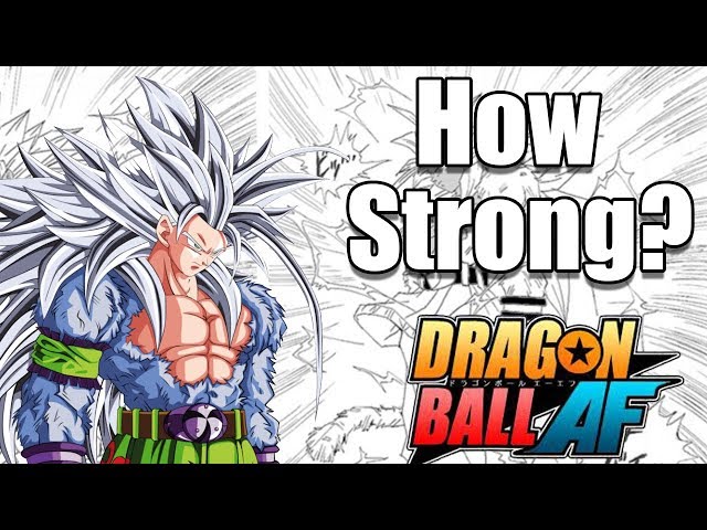 How Strong is Super Saiyan 5 Goku from Dragon Ball AF? (Toyble