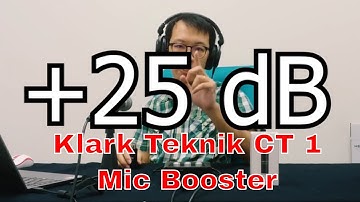 Klark Teknik CT 1 - Bring life to your audio of your beloved mic with this mic booster