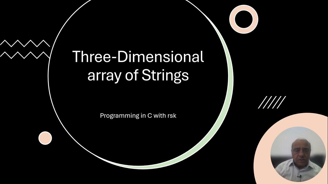 "Mastering 3D Arrays of Strings in C/C++ | Declaration, Initialization ...