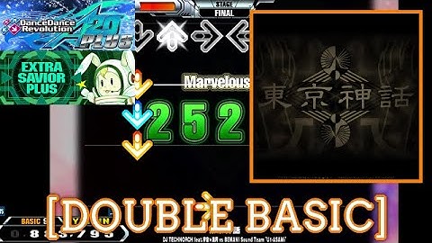 【DDR A20 PLUS】 東京神話[Tokyo shinwa] [DOUBLE BASIC] 譜面確認 Play +SpeedGuide