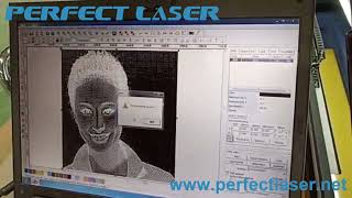 Perfect Laser Stone Engraving Machine Carving Portrait on Tombstone Working Video