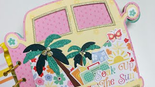 Our Groovy summer road trip mini album : Scrapdiva Designs