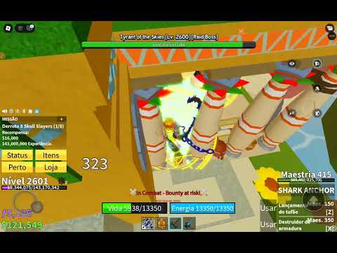 Vídeo de blox fruits na minha conta ispoiler(teve a aparição do novo boss do blox fruits)