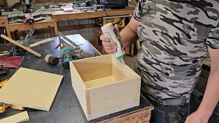 Japanese Inspired Finger joint Wood Box