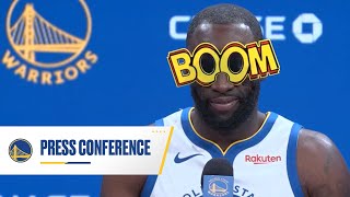 Draymond Green Previews Warriors Season 2025-26 Media Day