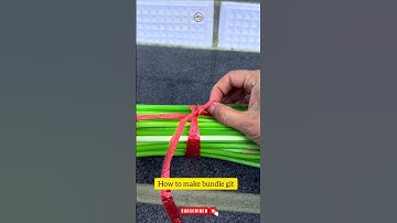 How to make bundle git #shorts #bundle #git #diy #knot