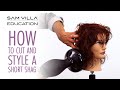 How To Cut and Style a Short Shag