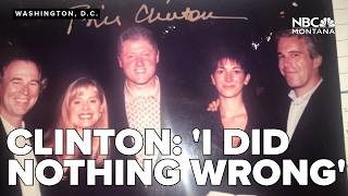 Celebrity Bill Clinton denies knowledge of Epstein's crimes, says he 'did nothing wrong' Wealth