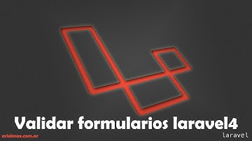 validar formularios con laravel4