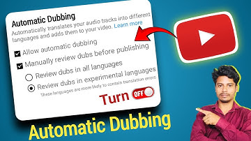 How To Disable Auto Dubbing Feature On Youtube | How to turn off auto Dubbing in youtube video 