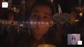Procissão das velas no Recinto de Oração no Santuario de Nossa Senhora de Fátima 13.05.2024