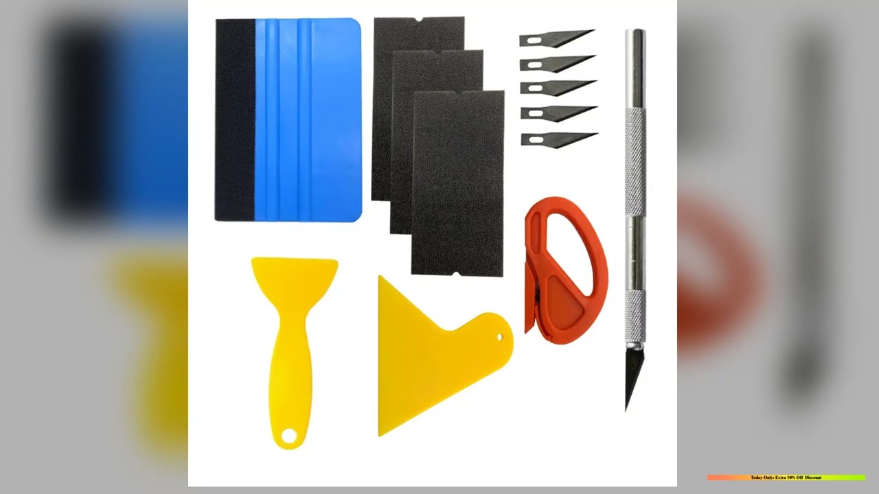 Car Wrapping Tools Kit Auto Foil Set Vinyl Wraps Tool Foil Tools Squeegee Scraper Cutter Knife for