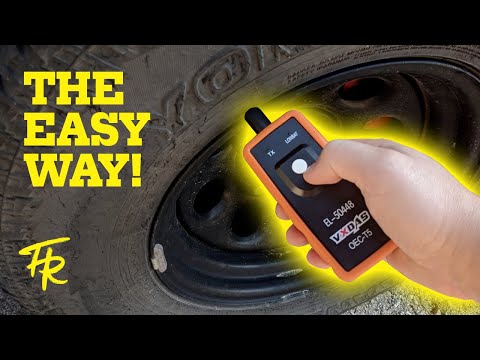 How to Relearn TIRE PRESSURE SENSORS the EASY WAY! Chevrolet, GM, GMC, Cadillac TPMS Reset