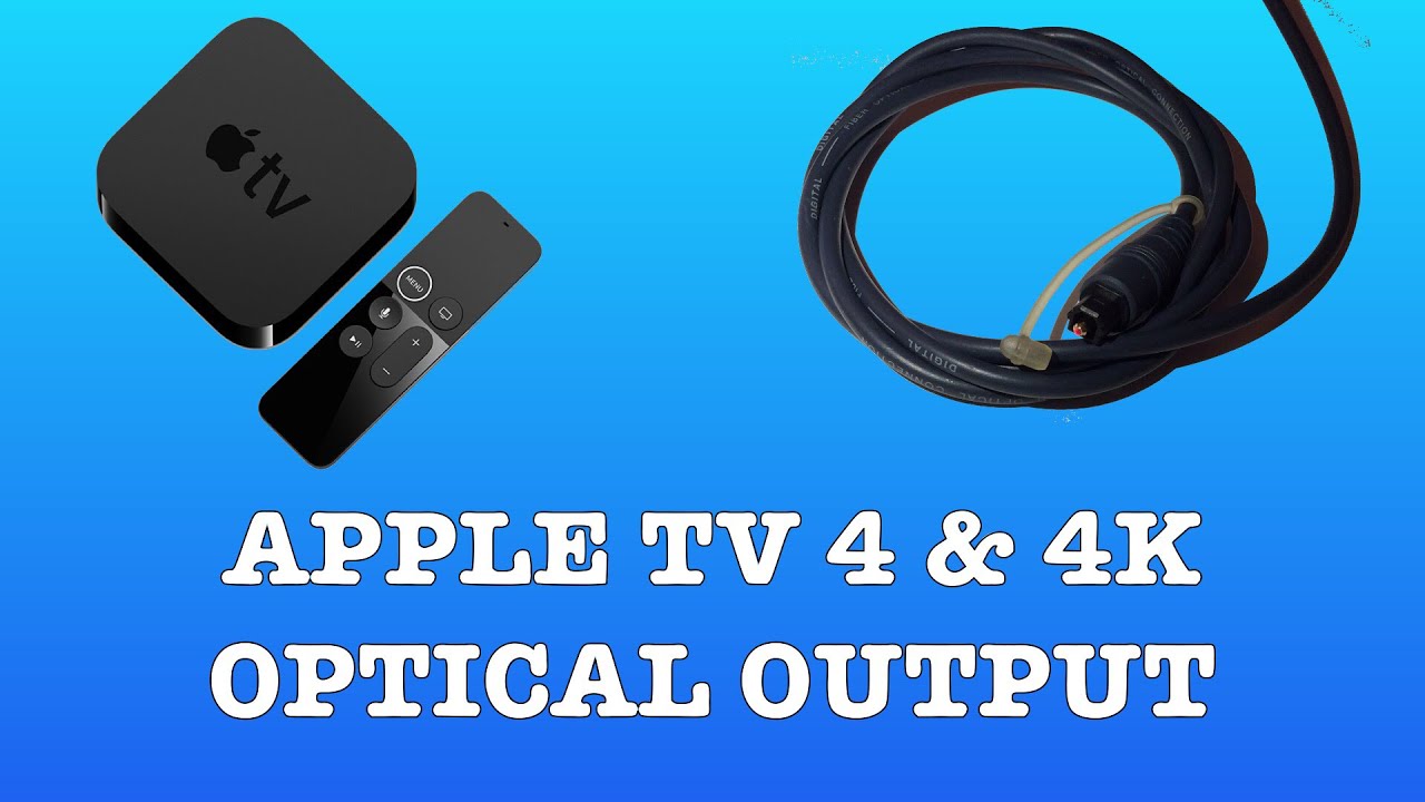 dagsorden glemsom kommentator Apple TV no optical out solution - YouTube