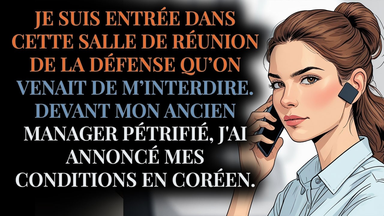 On m'a ÉCARTÉE de la présentation à La Défense, alors j'ai pris le CONTRAT.