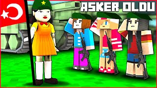 SQUİD GAME VE KIZLAR ASKER OLDU! 😱 - Minecraft