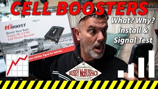 Installing an Amazing Cell Phone Booster!