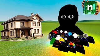 FULL Angry MUNCI Family VS HOUSES!(Part.3) | Nico's Nextbots Garry's Mod!