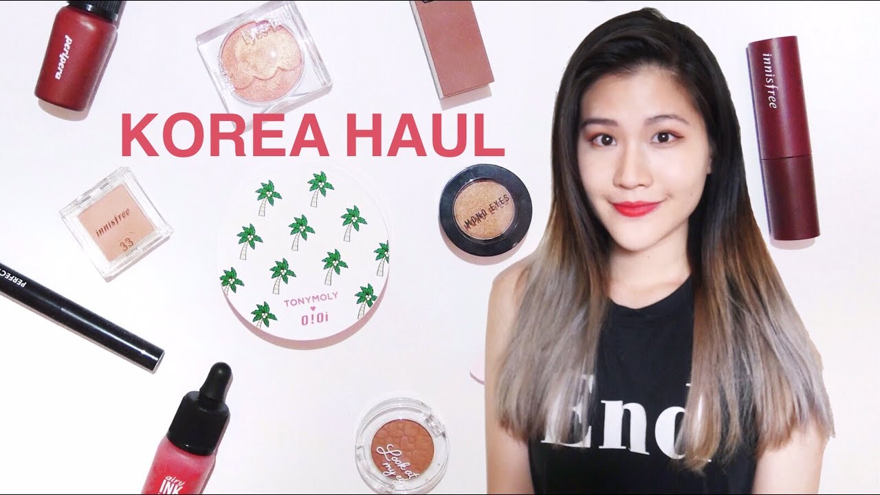 超好買!韓國彩妝服飾戰利品分享-Innisfree自組盤、Tonymoly x o!oi｜Korea haul //Tiffany