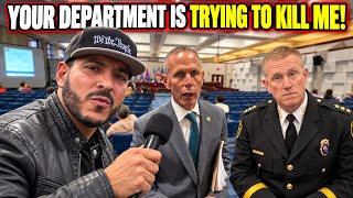 Journalist Confronts Police Commissioner About Secret Plot