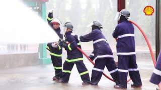 Shell East Corporate Fire School  July 2017 at NPC S&E Rayong Thailand
