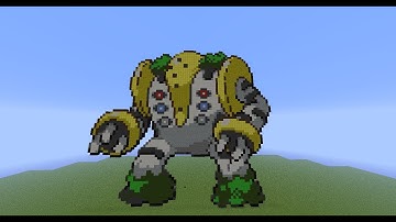 Building all the Pokemon in Minecraft: Regigigas