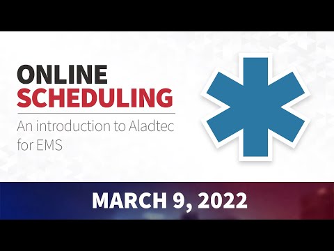 Easier Faster Better Employee Scheduling with Aladtec - EMS March 2022